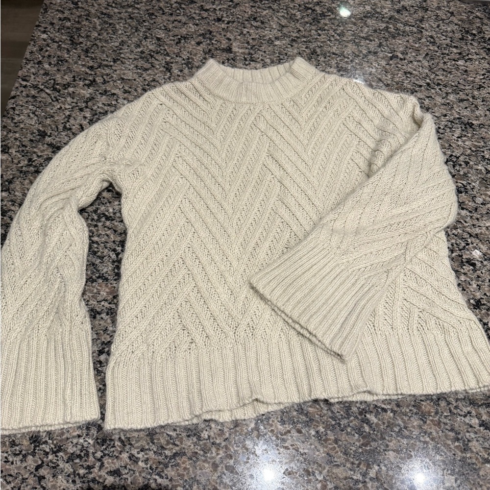 a new day Women's Cowl Neck Sweater - Cream